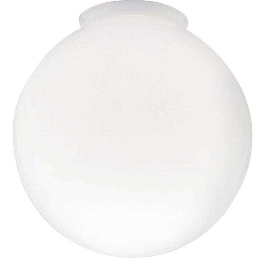 Westinghouse Glass Ball Shade, White, 6 D