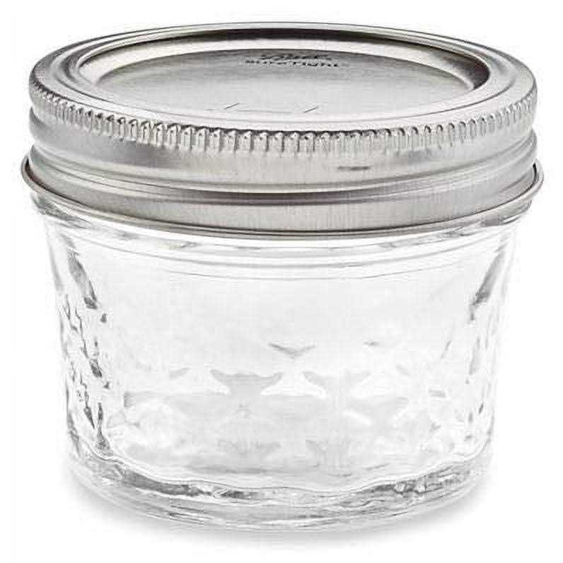 Ball Quilted Crystal Jelly Jars