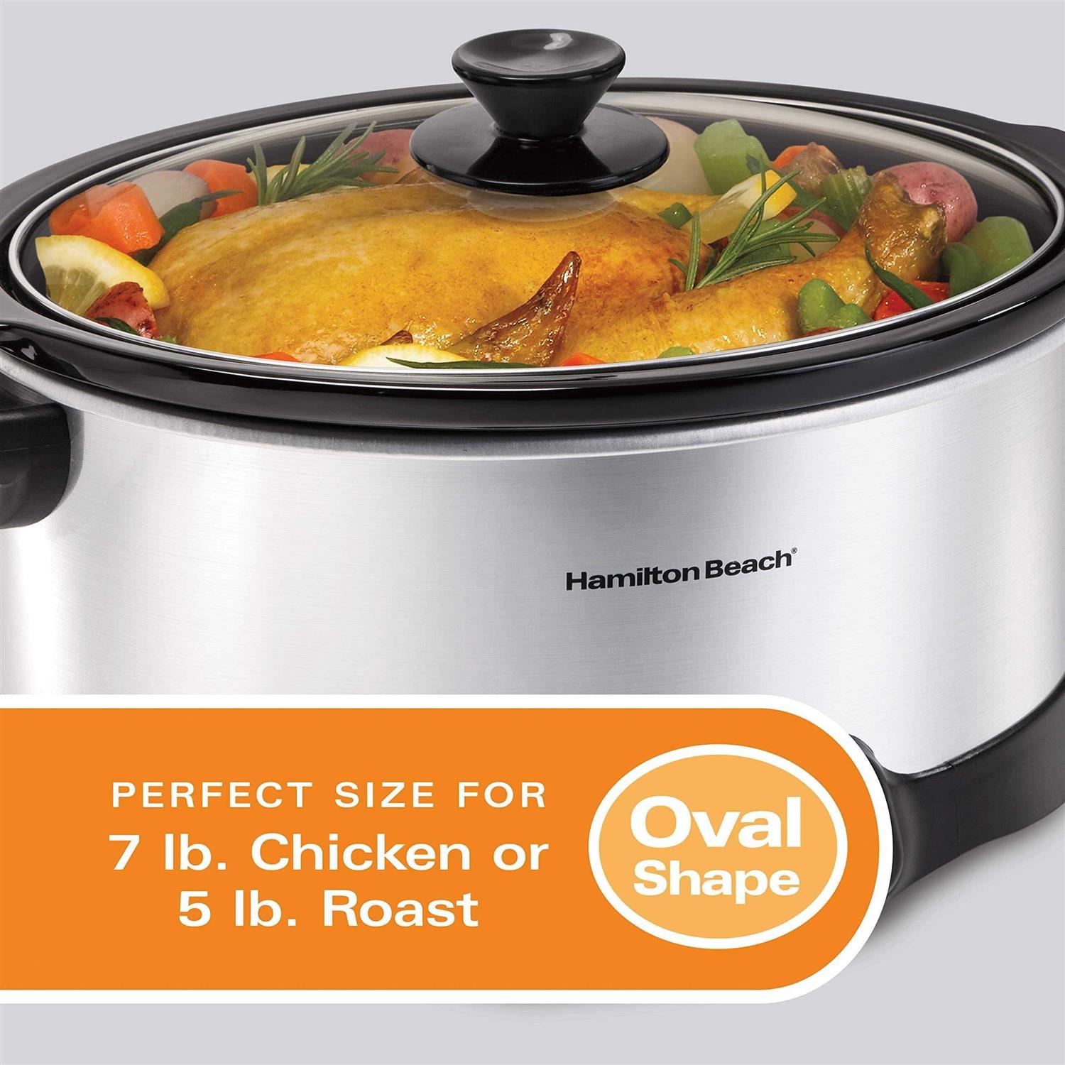 Hamilton Beach 33473 Programmable 7-Quart Slow Cooker