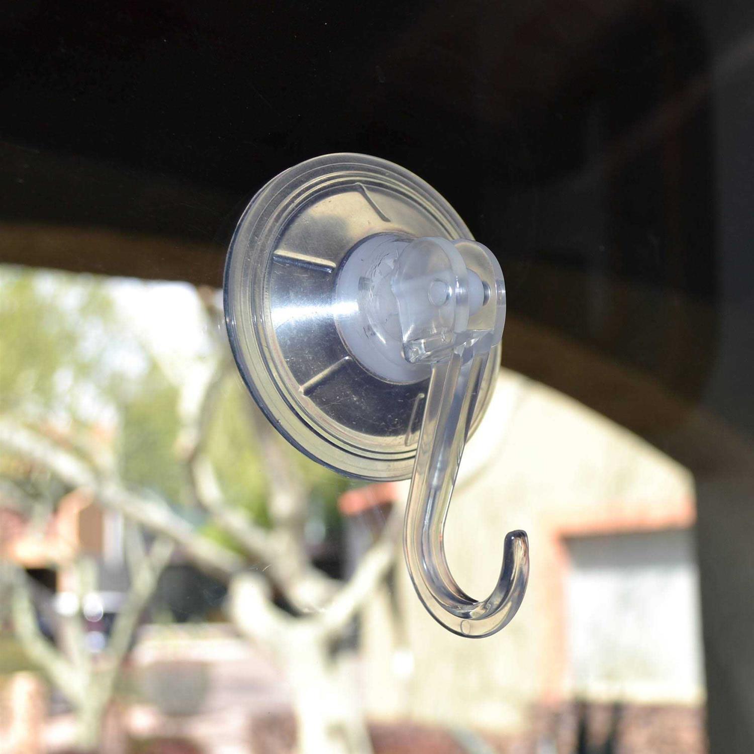 Northlight 4 inch Push Lock Suction Cup Christmas Wreath Hanger