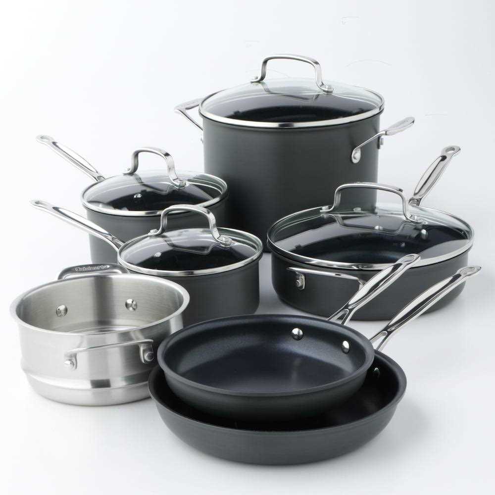Cuisinart Chef’s Classic Hard Anodized Nonstick 11-Piece Cookware Set