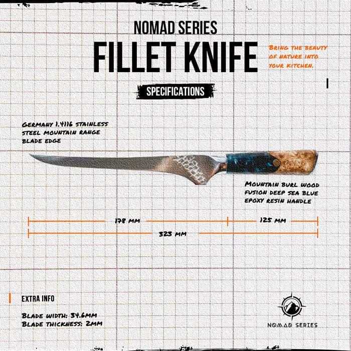 TheCookingGuild Nomad Series Fillet Knife