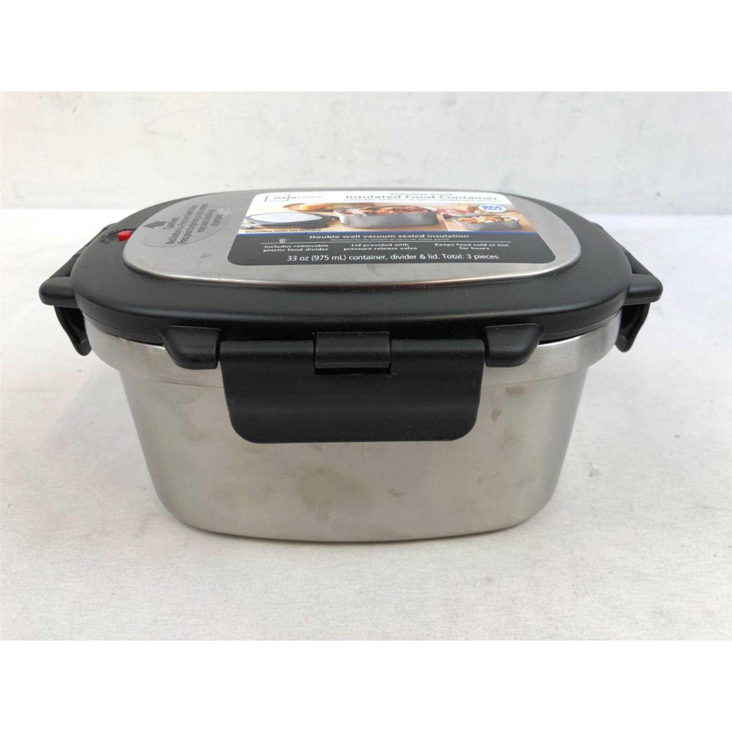 Mainstays 33 oz Rectangular Insulated Food Container