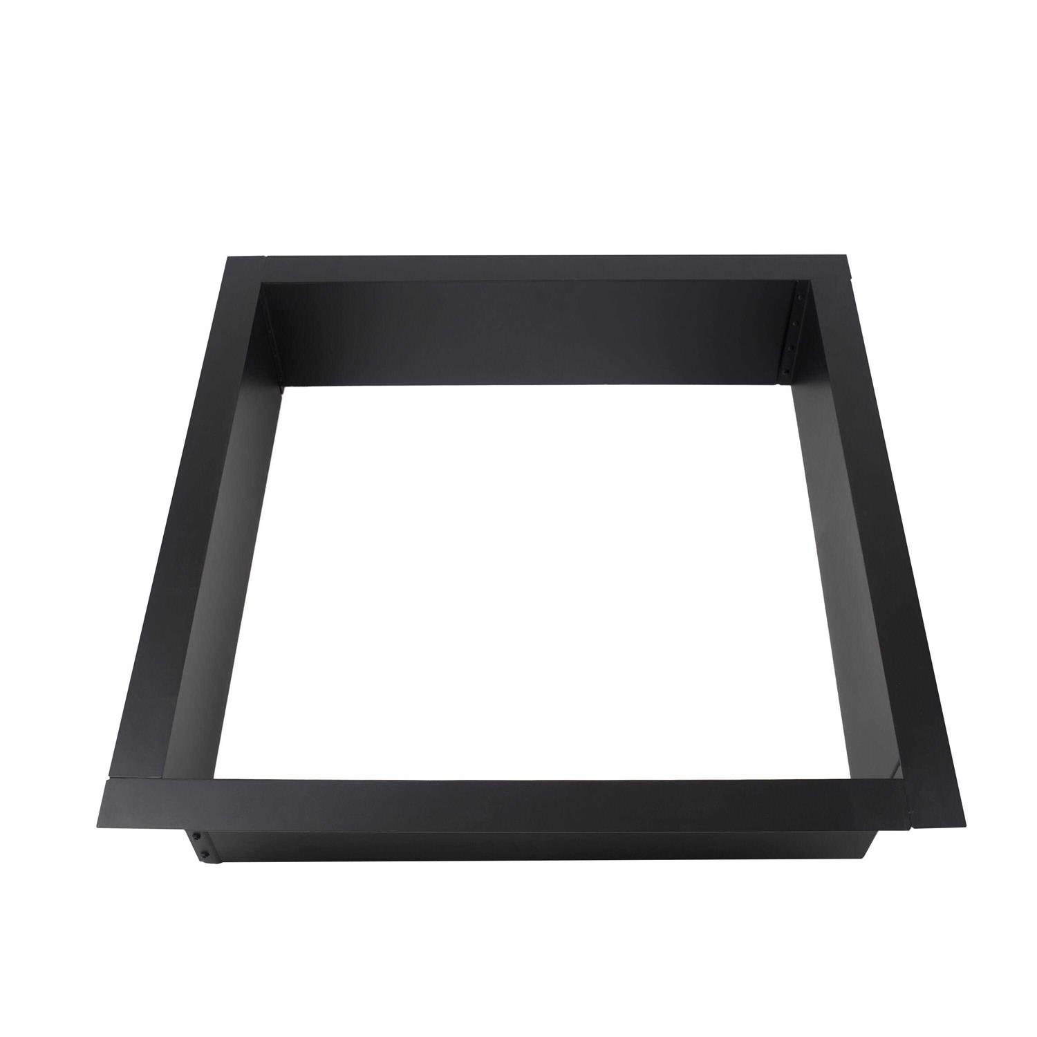 Pleasant Hearth OFW421FR Square Solid Steel Fire Ring