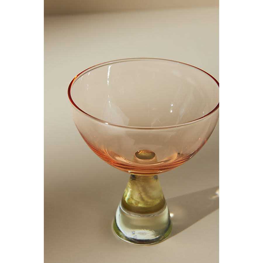 Ramona Coupe Glasses Set of 4 by Anthropologie