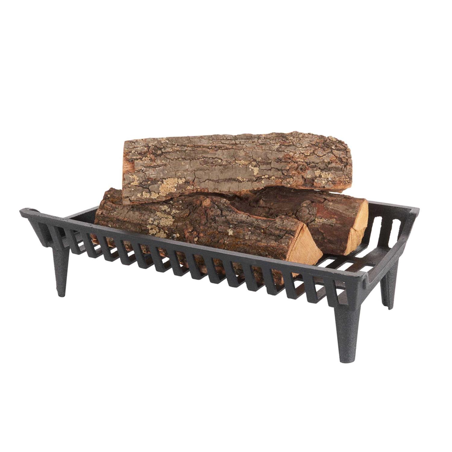 Liberty Foundry 27 in. Cast Iron Fireplace Grate with 4