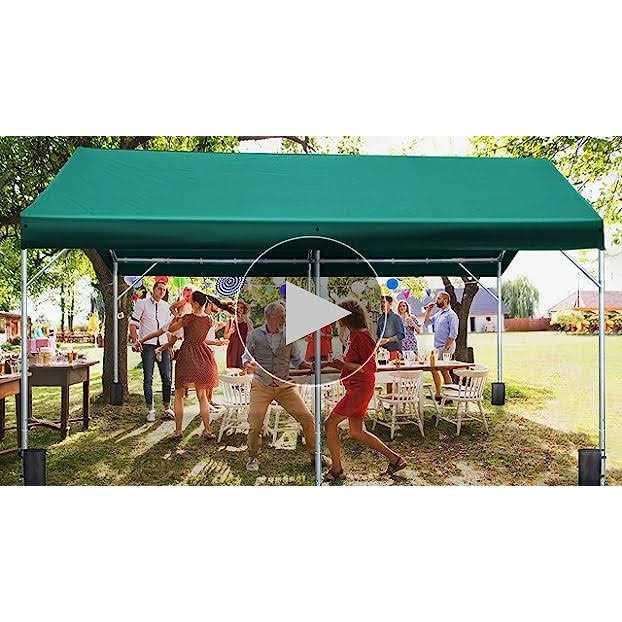 Advance Outdoor 10×20 ft Heavy Duty Carport Sidewalls and Doors