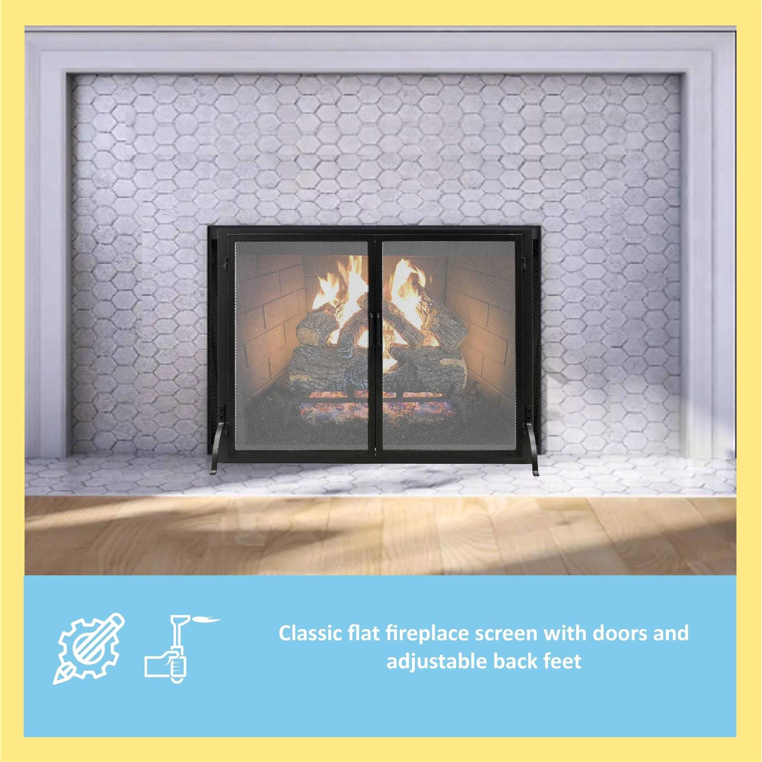 Minuteman Classic Fireplace Screen with Doors