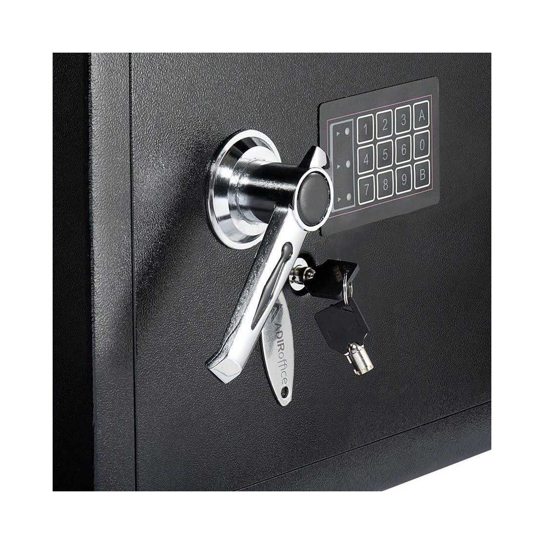 AdirOffice Digital Depository Safe Dual Lock