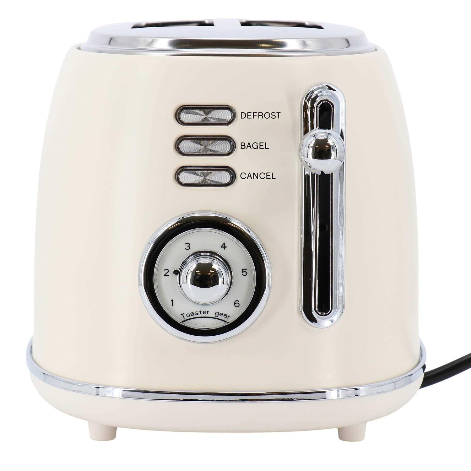 MegaChef 1.7 Liter Electric Tea Kettle and 2 Slice Toaster Combo