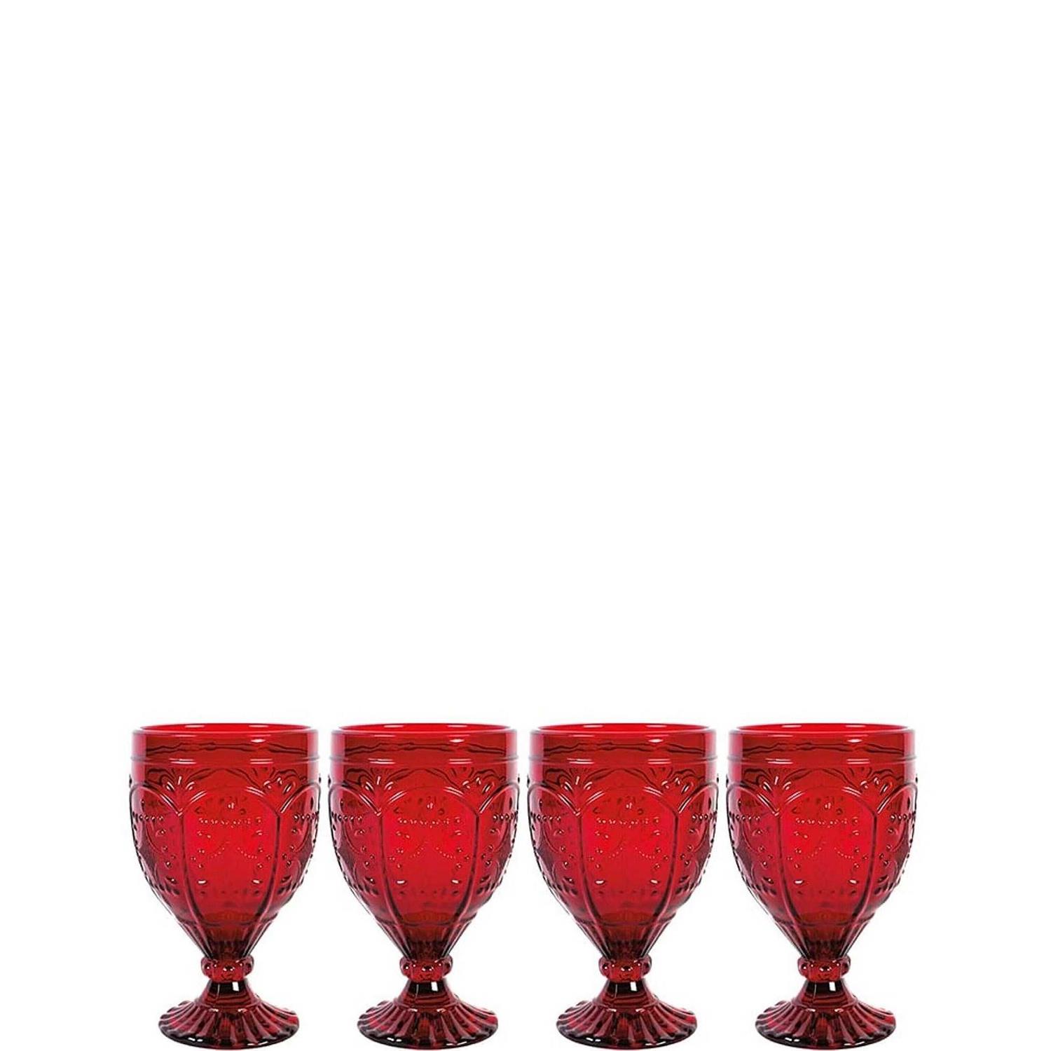Fitz and Floyd Trestle Goblets Set of 4