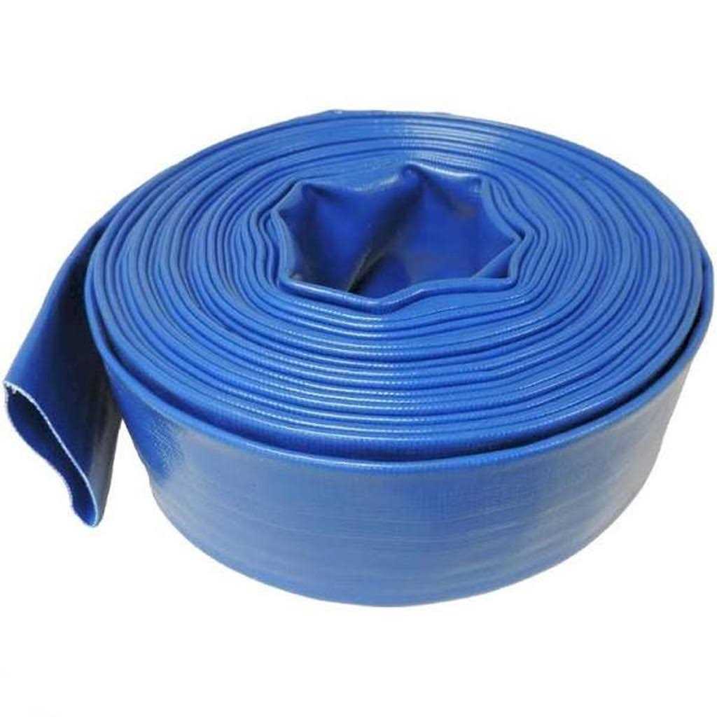 1 inch Dia. x 300 ft HYDROMAXX 4 Bar Heavy Duty Reinforced PVC Lay Flat Discharge and Backwash Hose