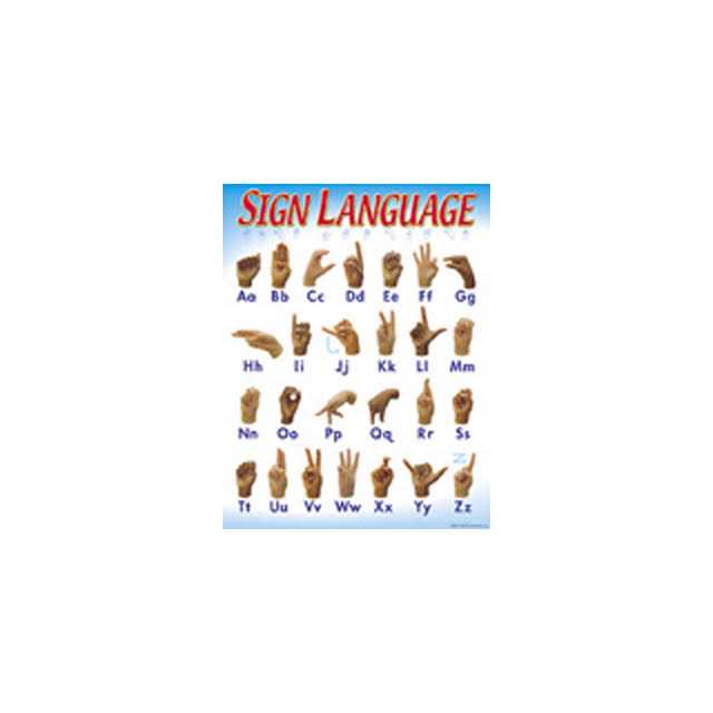Trend Sign Language Learning Chart