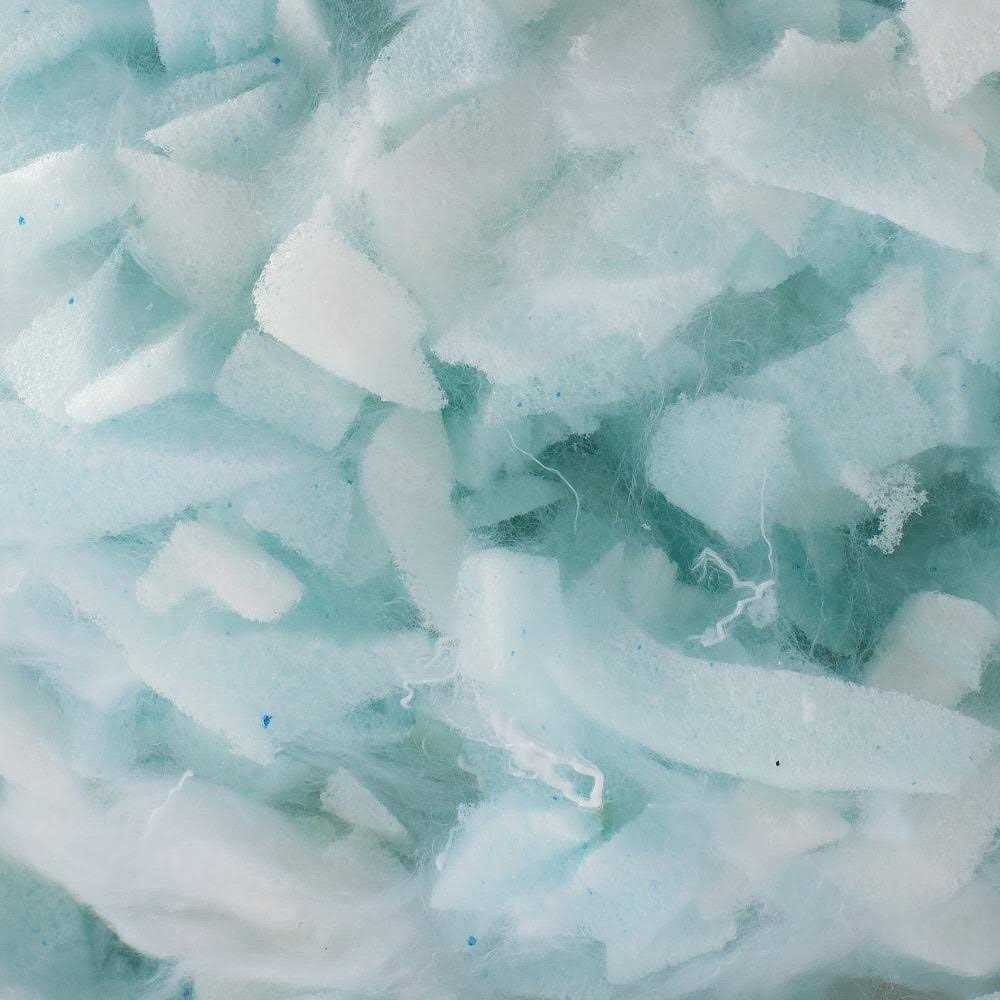 Lucid Comfort Collection Fiber Shredded Foam Pillow with Zippered Inner Cover