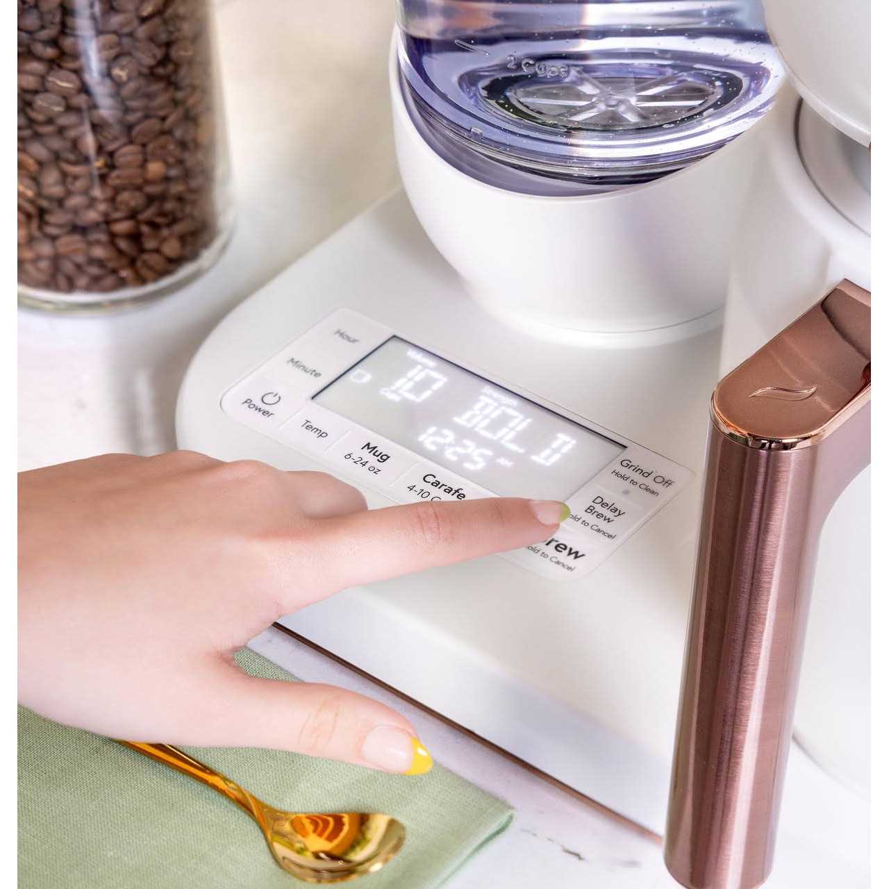 Cafe Specialty Grind and Brew Coffee Maker with Thermal Carafe