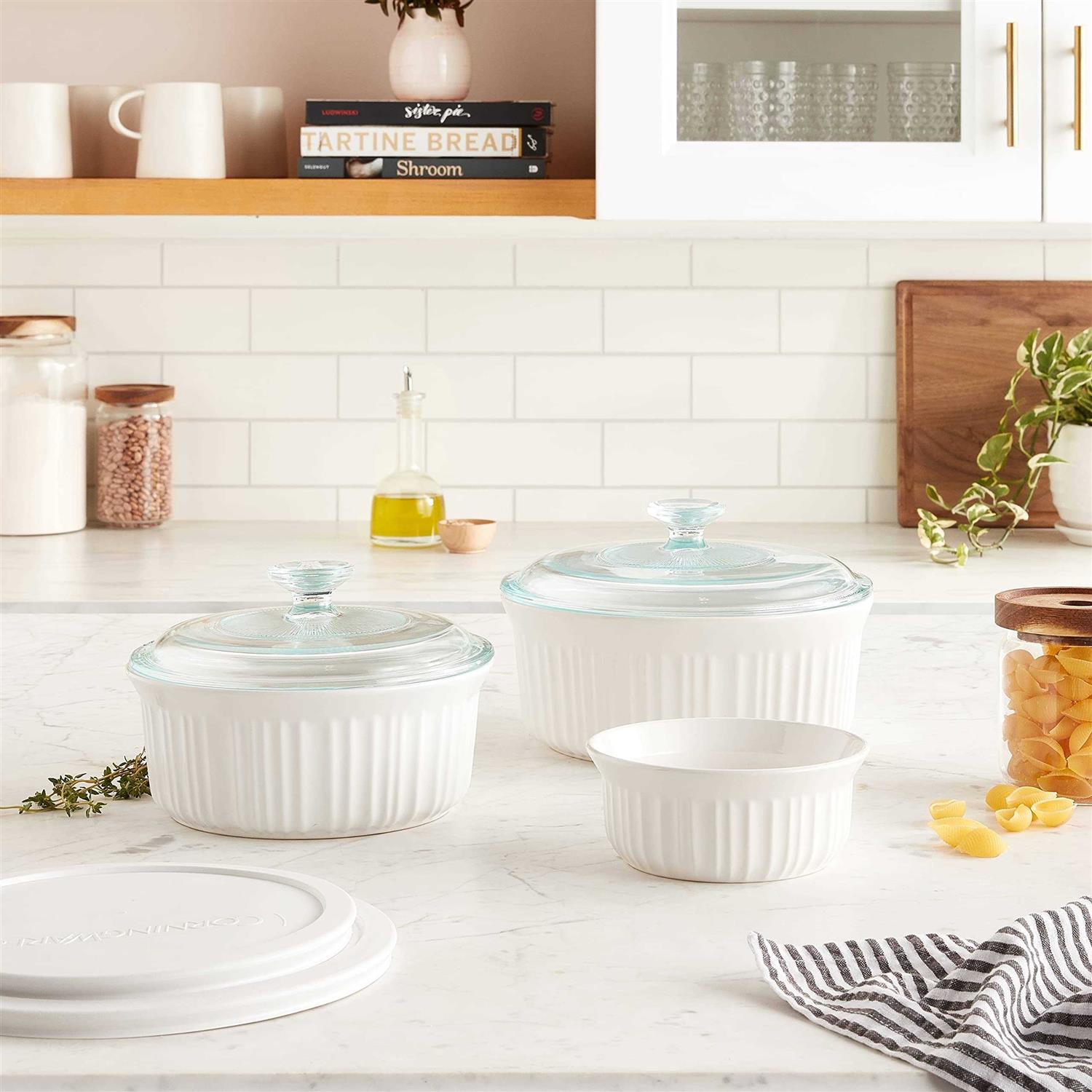 Corningware French White 7-piece Set