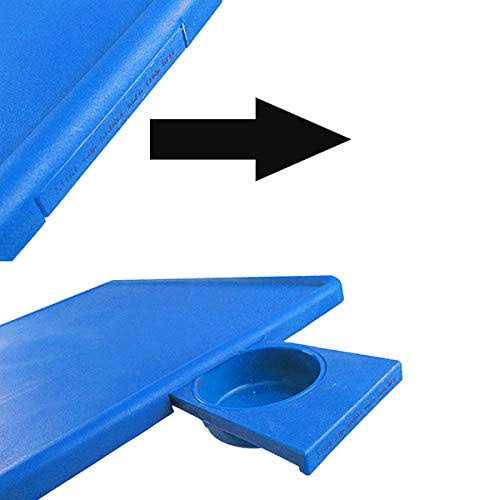 Portable Foldable TV Tray Table Deluxe Laptop Eating Drawing Tray Table Stand with Adjustable Tray with Sliding Adjustable Cup Holder