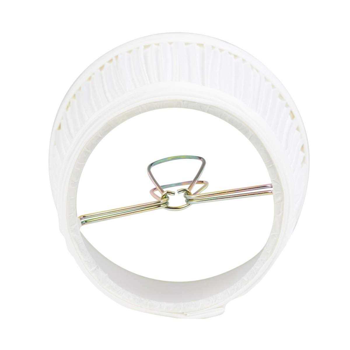 Renovators Supply Clip On Lamp Shade Fabric 4 inch Mini Clip Pleated