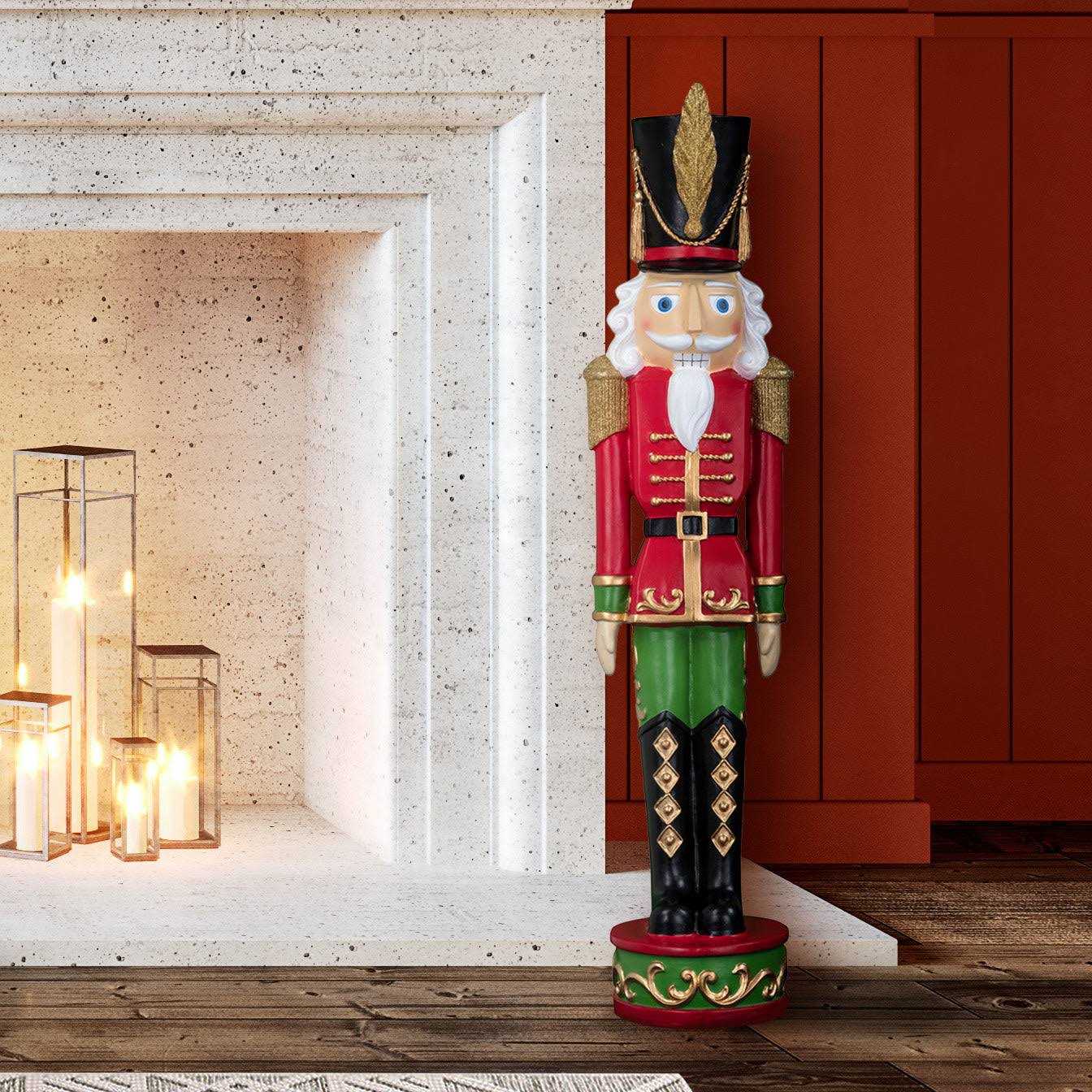 Haute Decor Red Christmas Nutcracker