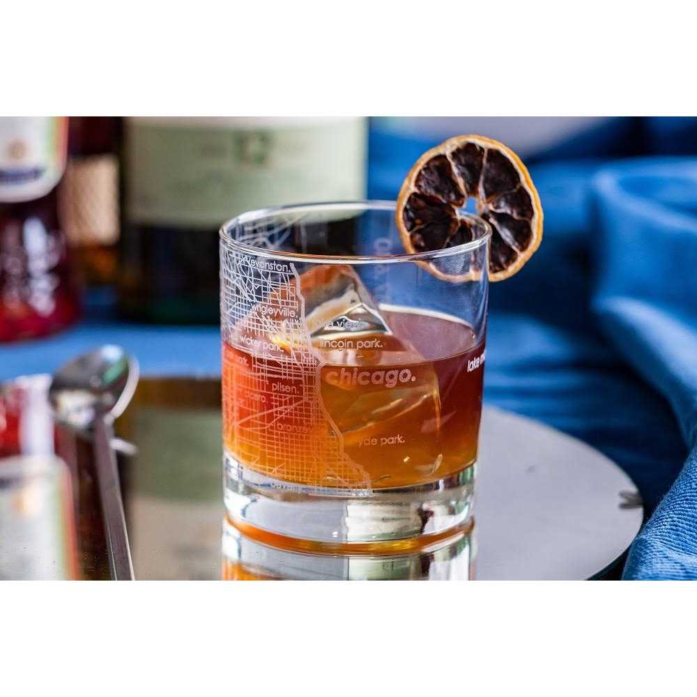 Well Told Design City Rocks Glass