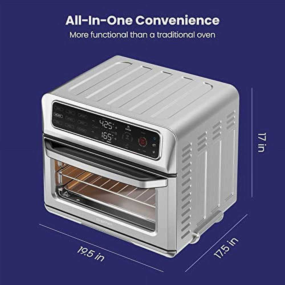 Chefman Air Fryer Toaster Oven Combo with Probe Thermometer