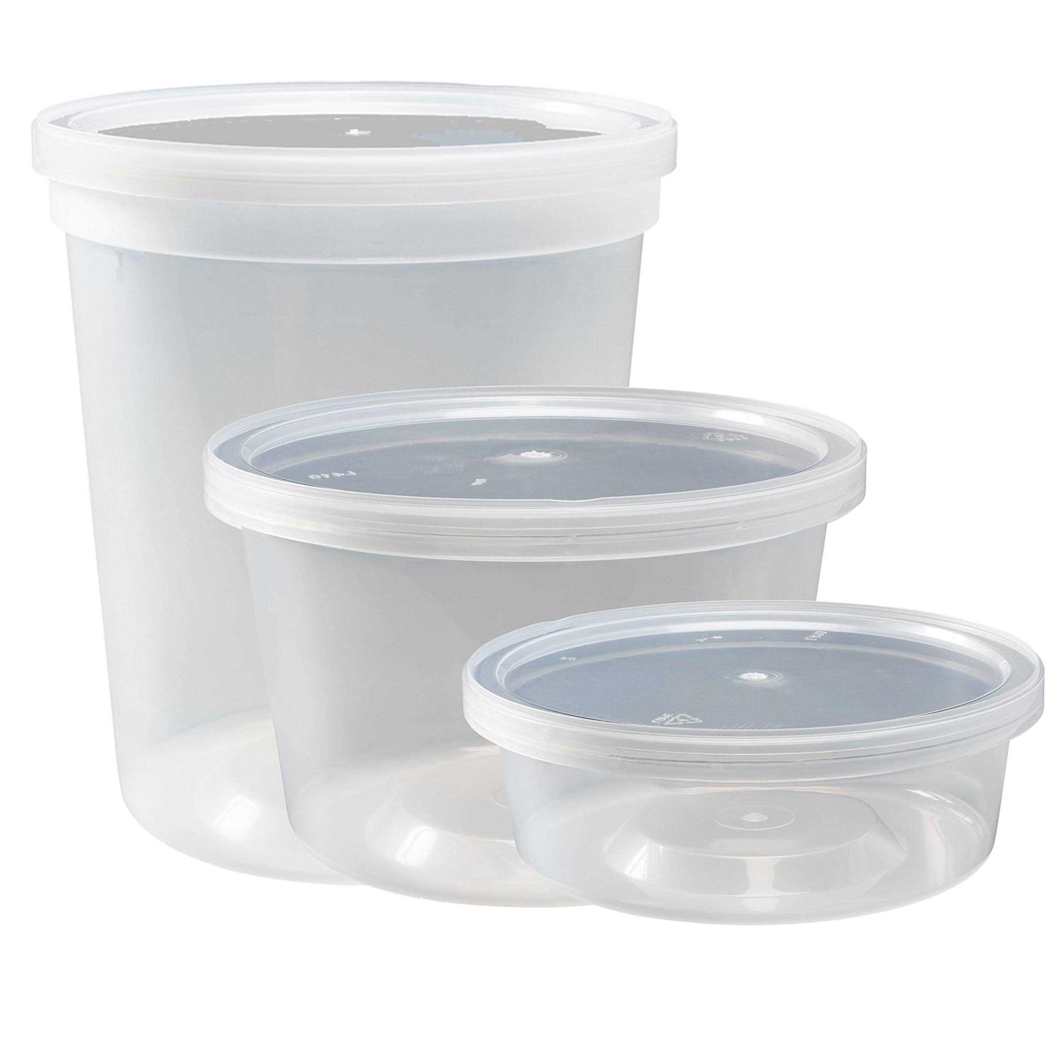 Durahome Deli Containers with Lids Food Storage Leakproof