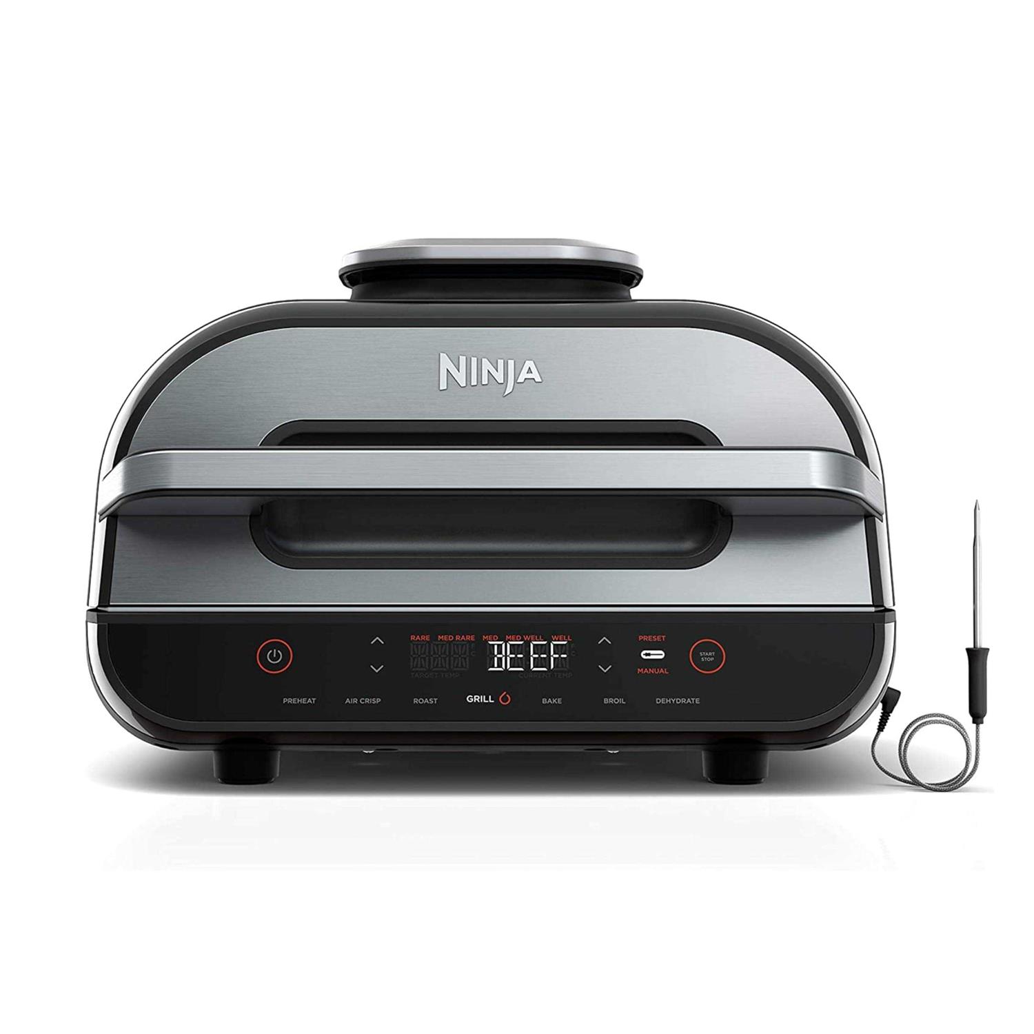 Ninja FG551 Foodi Smart XL 6-in-1 Indoor Grill w/ 4-Quart Air Fryer
