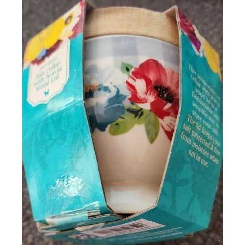 The Pioneer Woman Sweet Romance Stoneware Salt Cellar