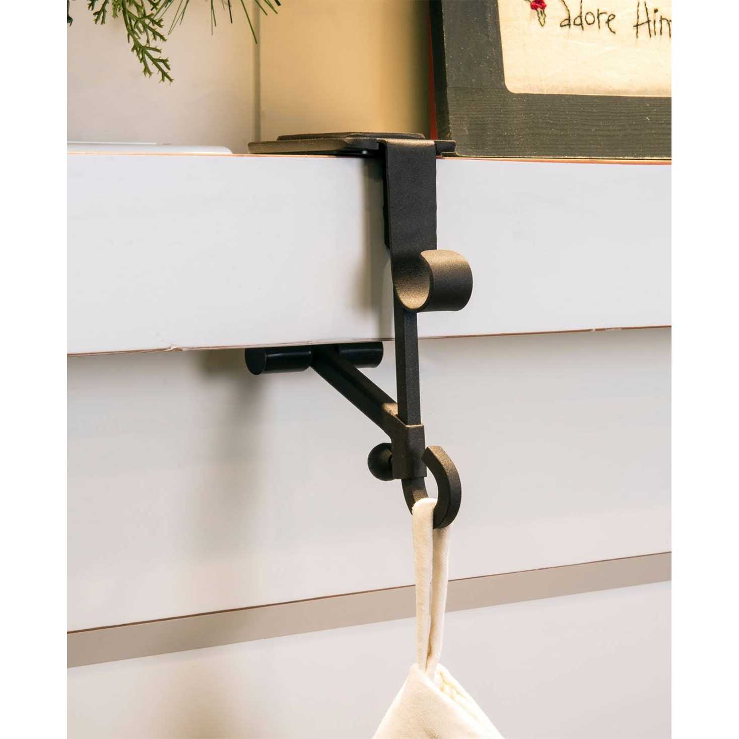 Village Lighting Garland and Stocking Mantle Hanger