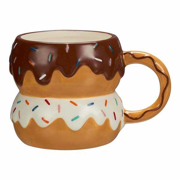 Mainstays Sprinkled Donut Sculpted Mug