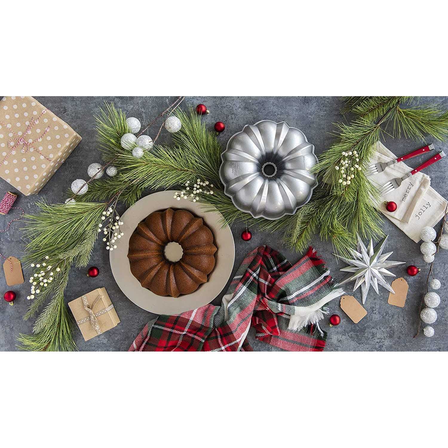 Nordic Ware Original Sparkling Silver Bundt Pan