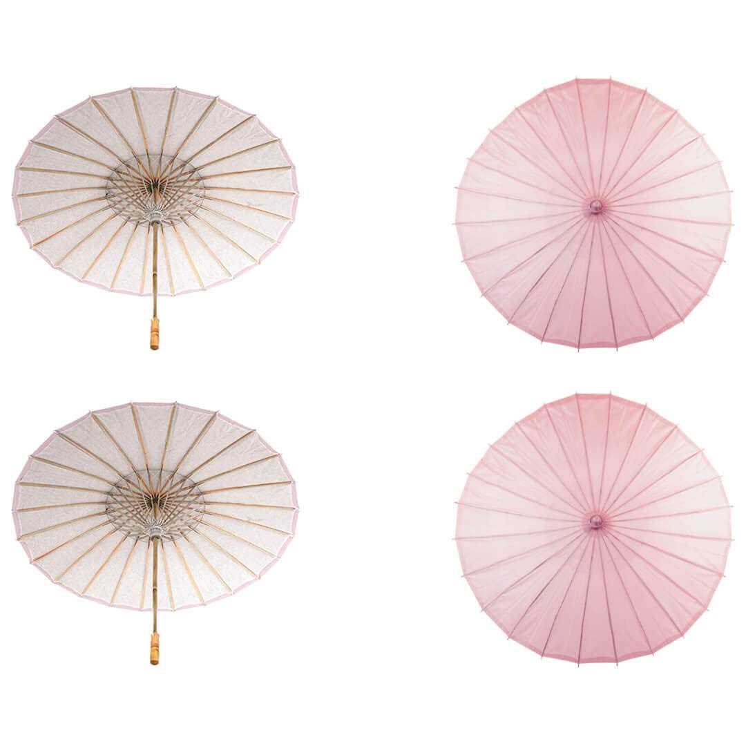 Koyal Wholesale 32-Inch Paper Parasol 4-Pack Umbrella for Wedding