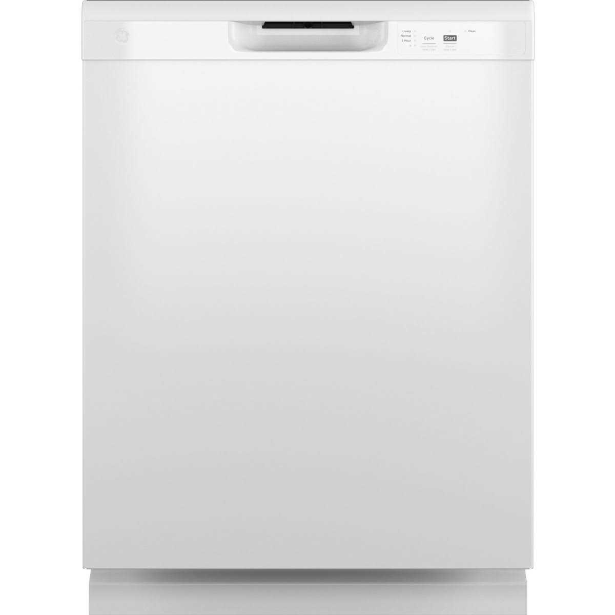 GE 24 Black Front Control Built In Dishwasher