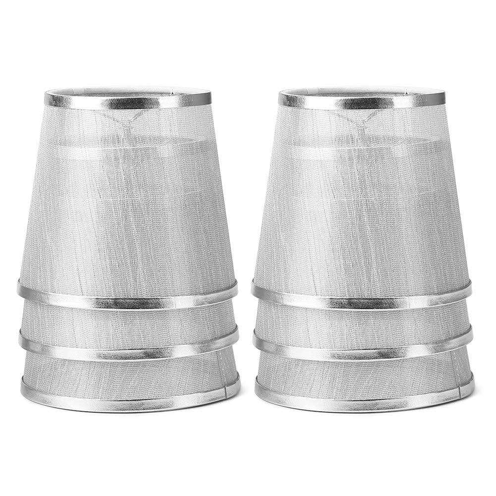 YISUN Set of 6 Crystal Chandelier Mini Lamp Shade 5.5-inch