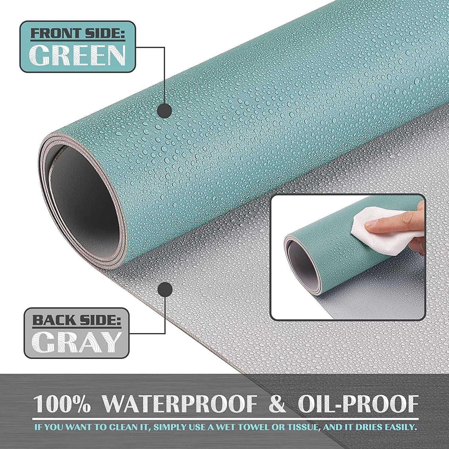 K Knodel Desk Mat, Mouse Pad, Desk Pad, Waterproof Desk Mat for Desktop, Leather Desk Pad for Keyboard and Mouse, Desk Pad Protector for Office and