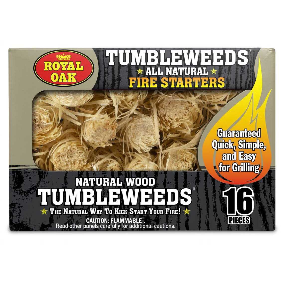 Royal Oak All-Natural Tumbleweeds Fire Starters