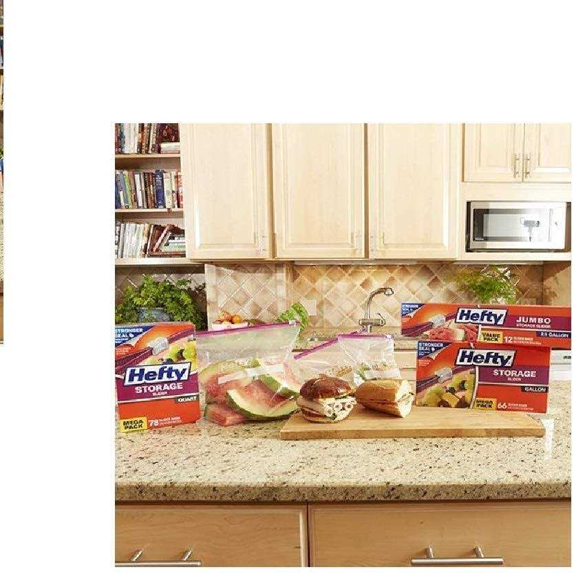 Hefty Slider Bags Storage