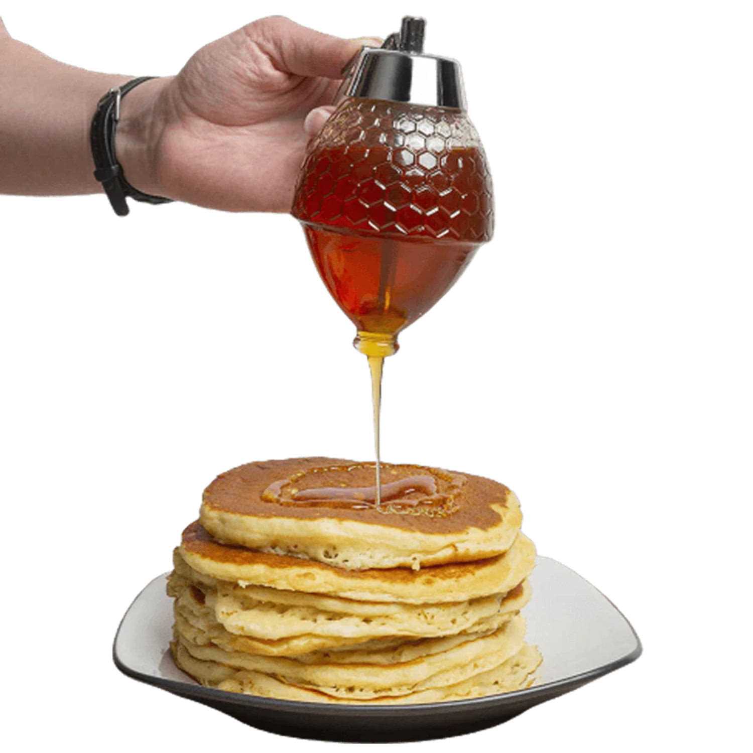 Flower Honey Jars Pine Honey Jars