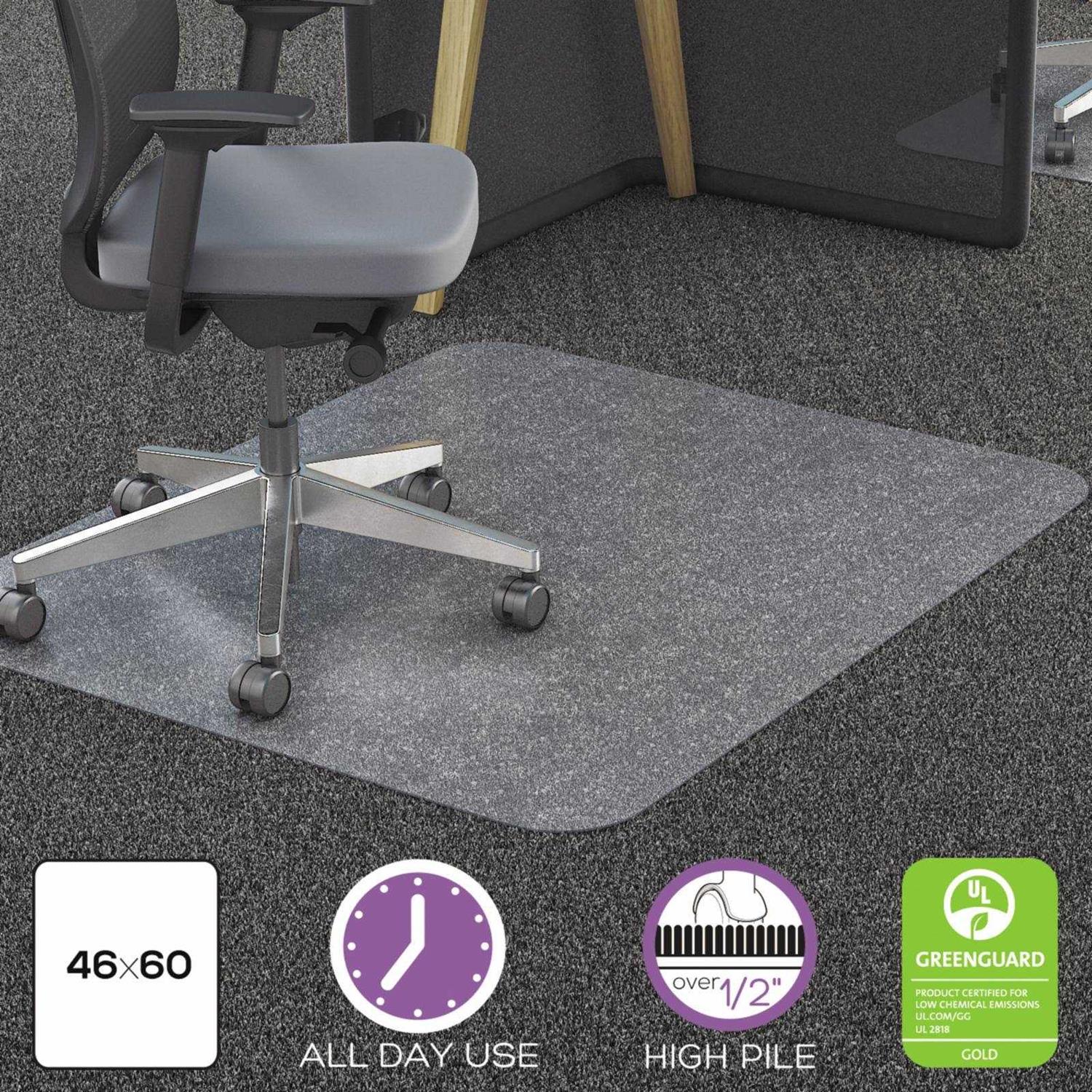 deflecto Polycarbonate All Day Use Chair Mat CM11442FPC