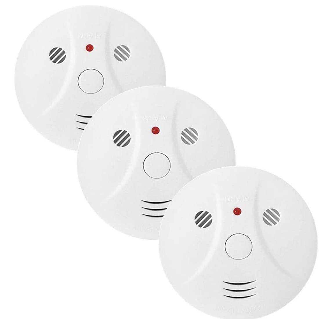 Lecoolife 3 Pack Combination Smoke and Carbon Monoxide Detector Battery Operated