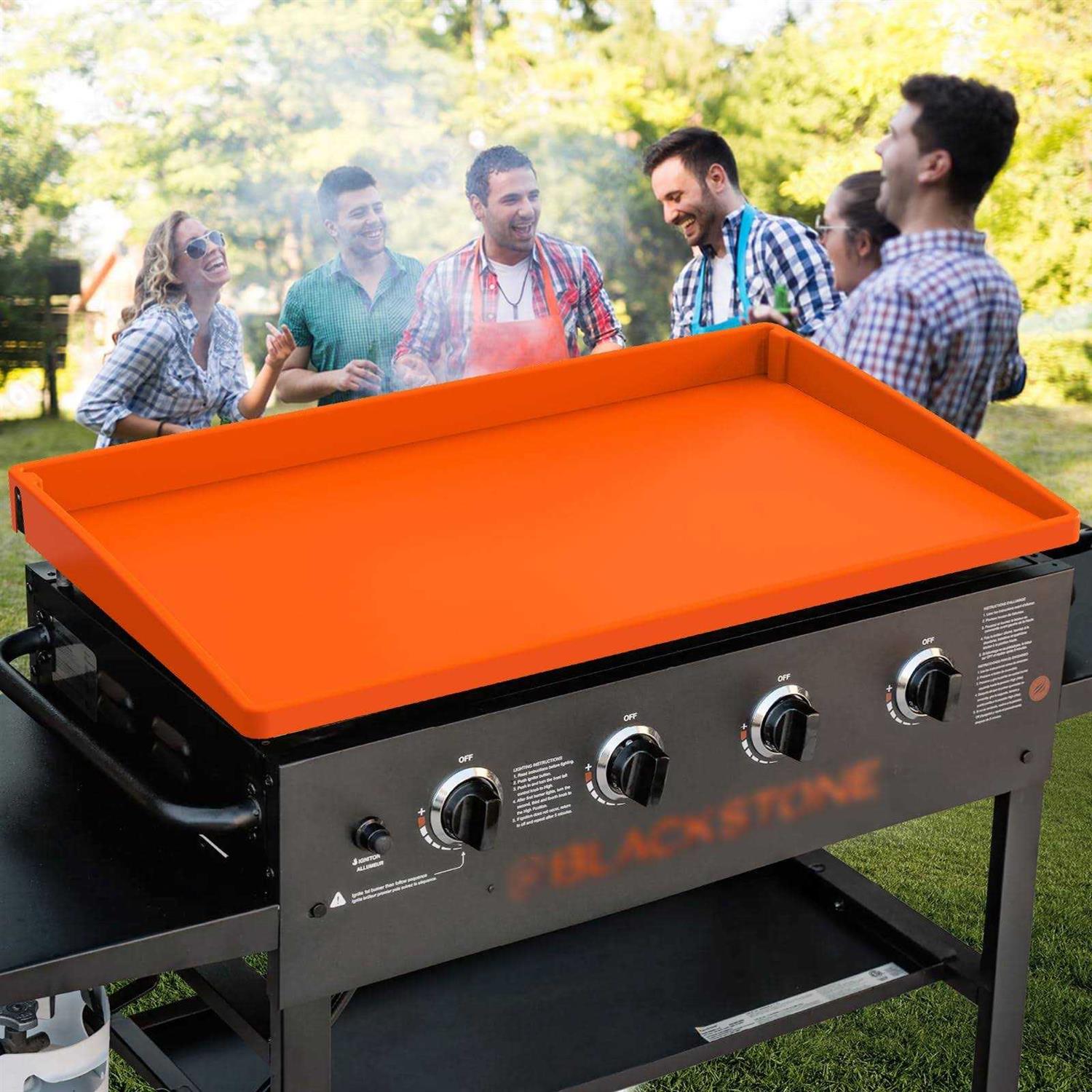 Upgraded Silicone Griddle Cover Mat Full-edge for Grill 36 Blackstone