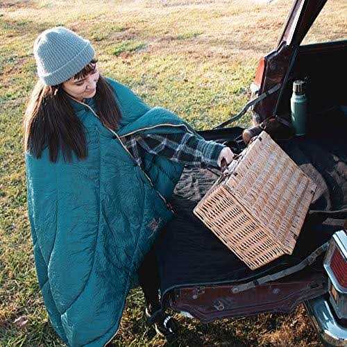Wise Owl Outfitters Camping Blanket Packable & Waterproof Warm Camping Quilt