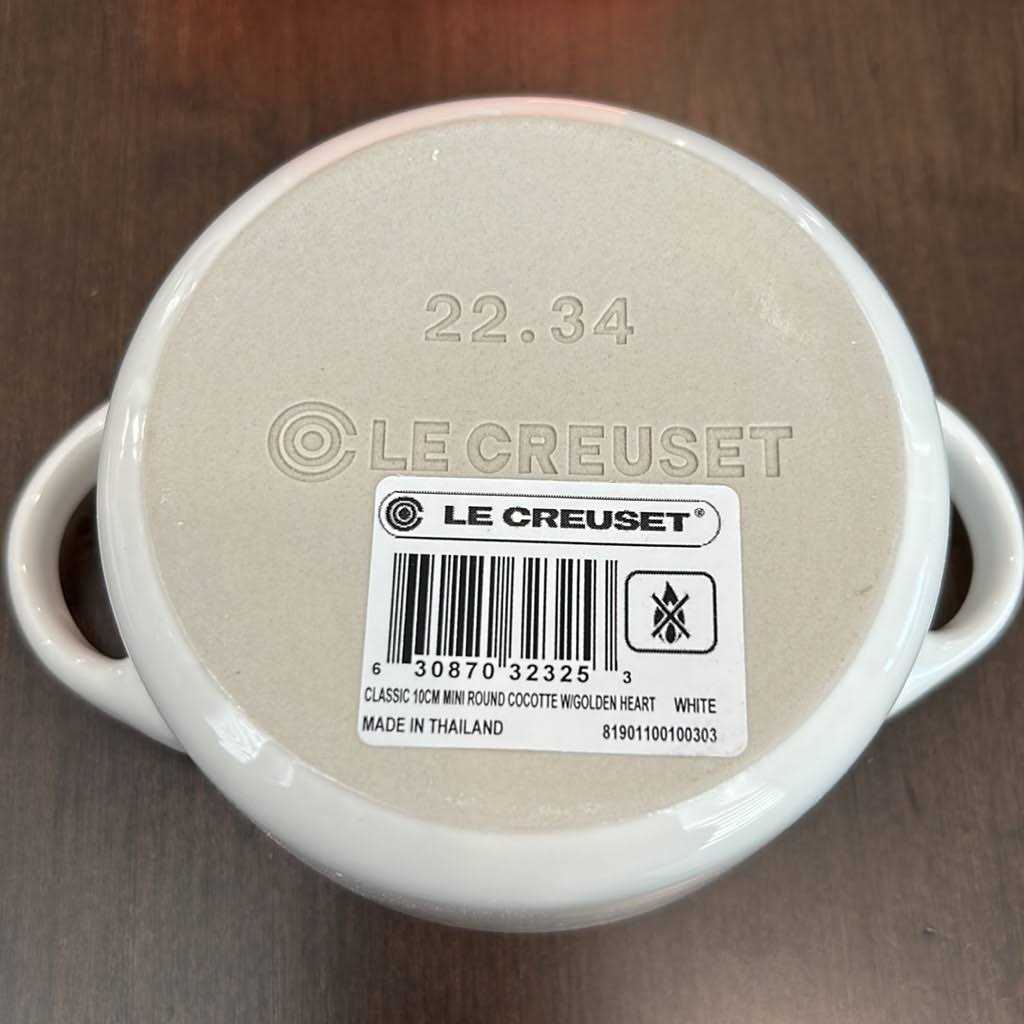 Le Creuset Mini Round Cocotte with Heart Knob