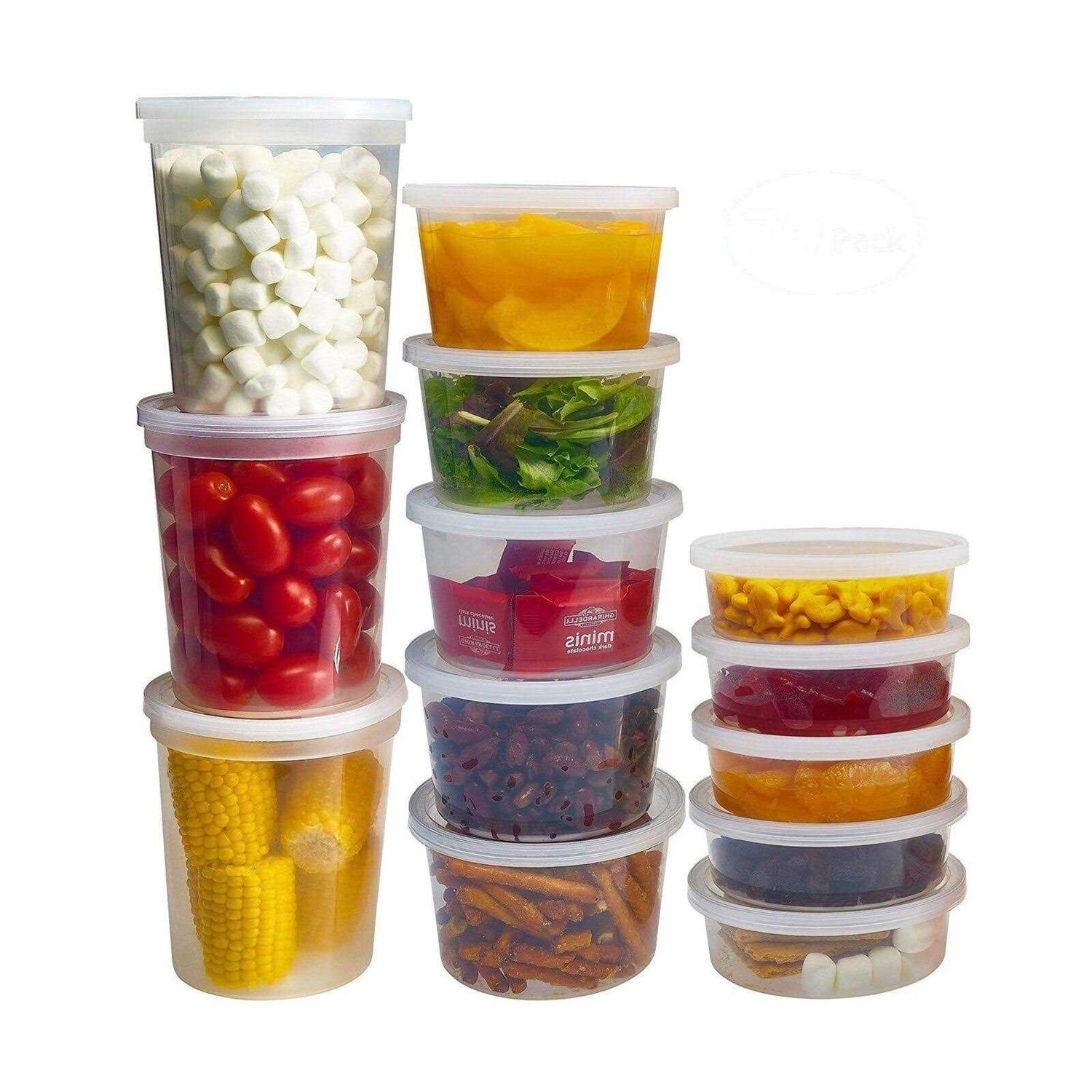 Durahome Deli Containers with Lids Food Storage Leakproof