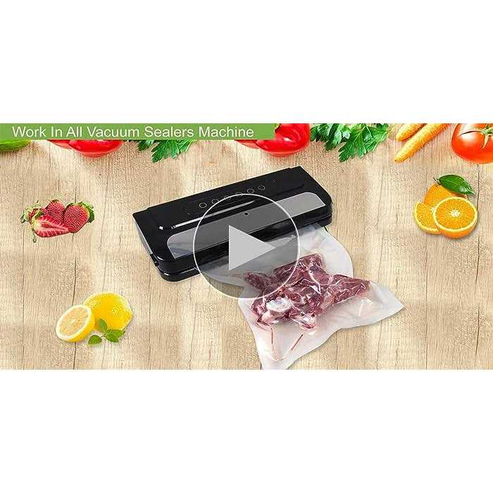 Makmefre 2 Pack 11×50 Vacuum Sealer Bags Rolls for Food