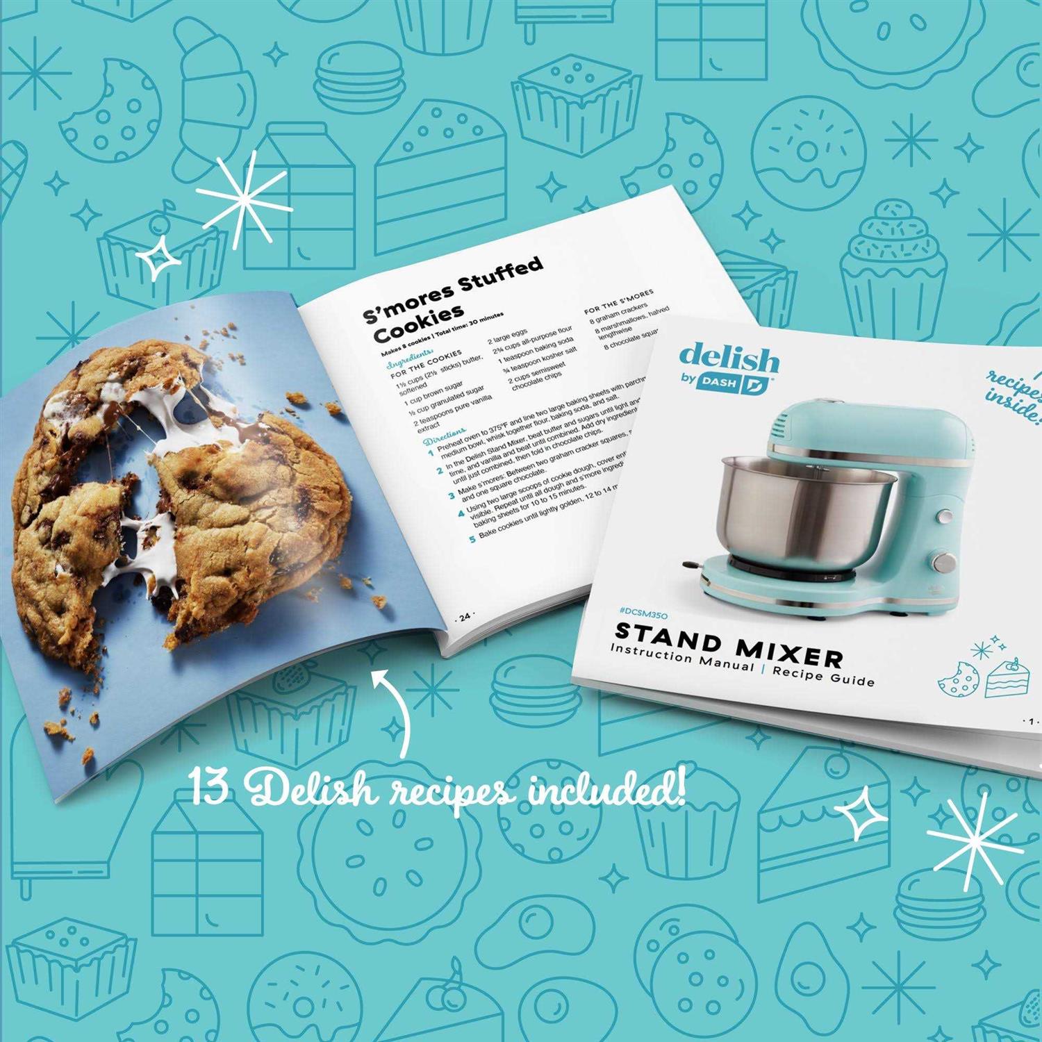 Delish by Dash Compact Stand Mixer