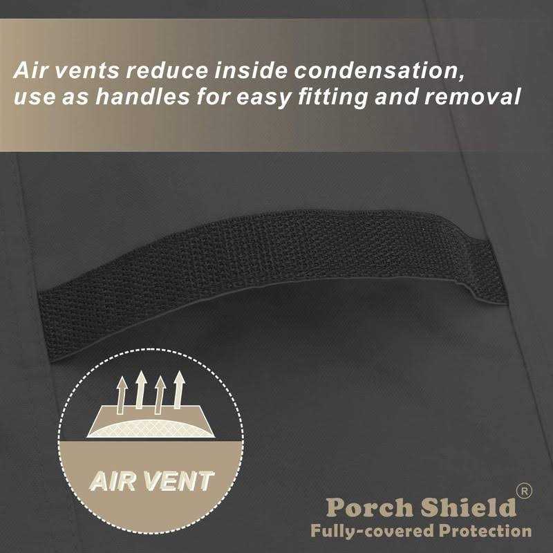 Porch Shield Fire Pit Cover Waterproof 600d Heavy Duty Round Patio Fire Bowl Cover