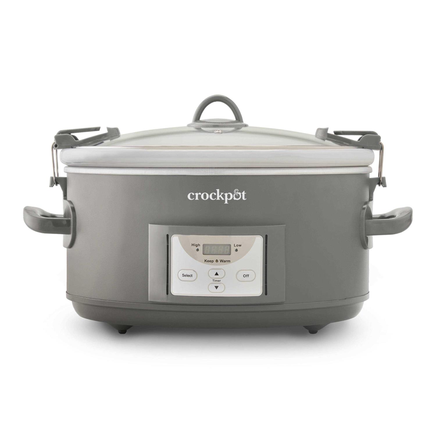 Crock-pot 7-Quart Cook and Carry Programmable Slow Cooker