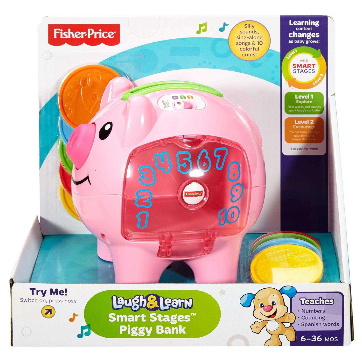 Fisher-Price Laugh & Learn Smart Stages Piggy Bank