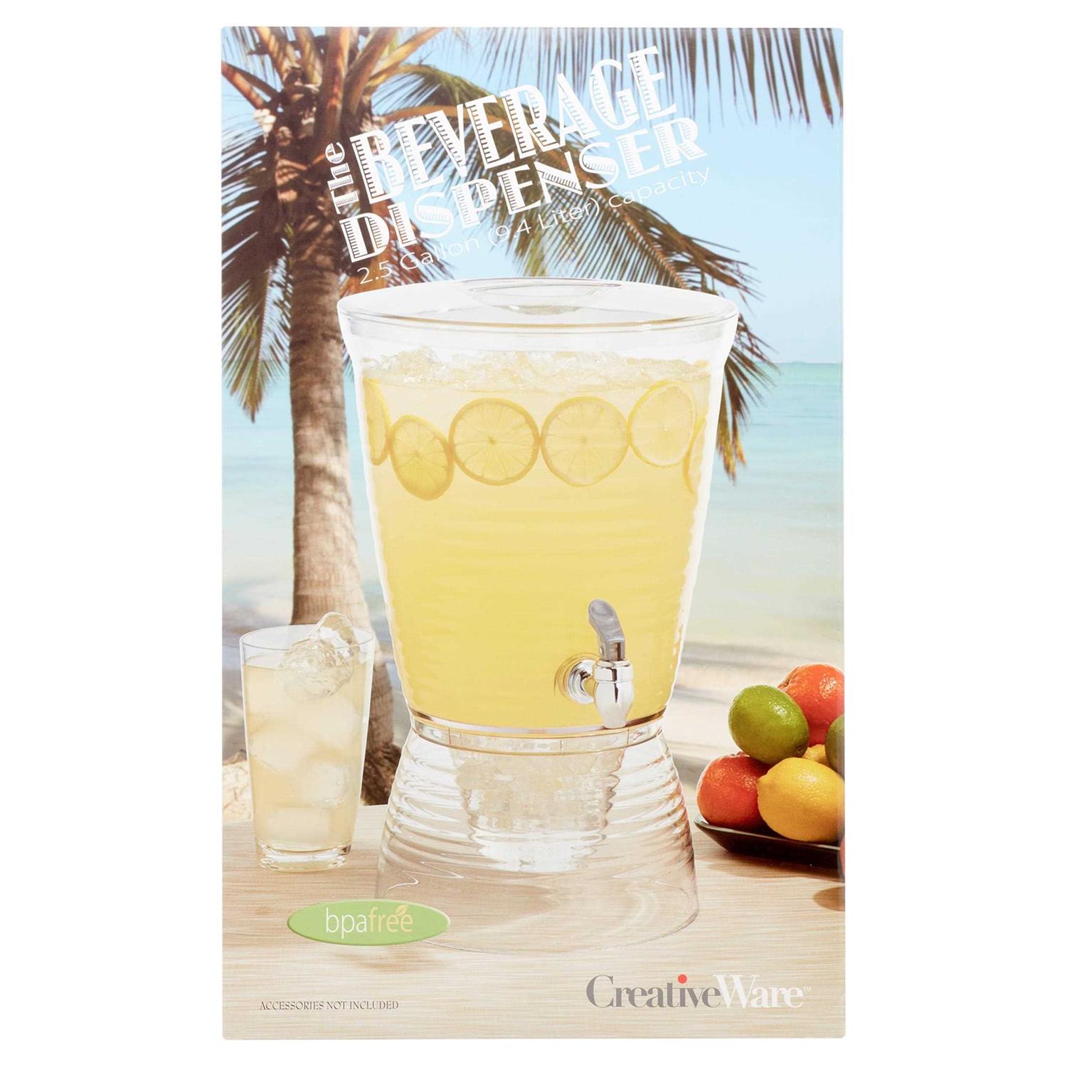 CreativeWare 2.5-Gallon Bark Beverage Dispenser